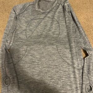 lululemon athletica Gray Long Sleeve Tee